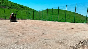 Подготовка песчано-щебеночного основания